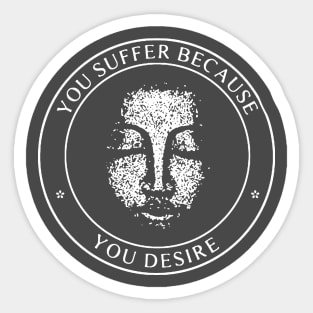 You Suffer t shirt punk crass anarcho vegan Sticker